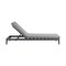 Armen Living Argiope Outdoor Patio Adjustable Chaise Lounge Chair in Aluminum with Gray Cushions 840254333017 - alternate 10
